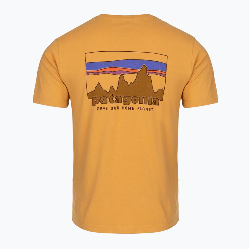 Men's T-shirt Patagonia '73 Skyline T-Shirt dried mango 2