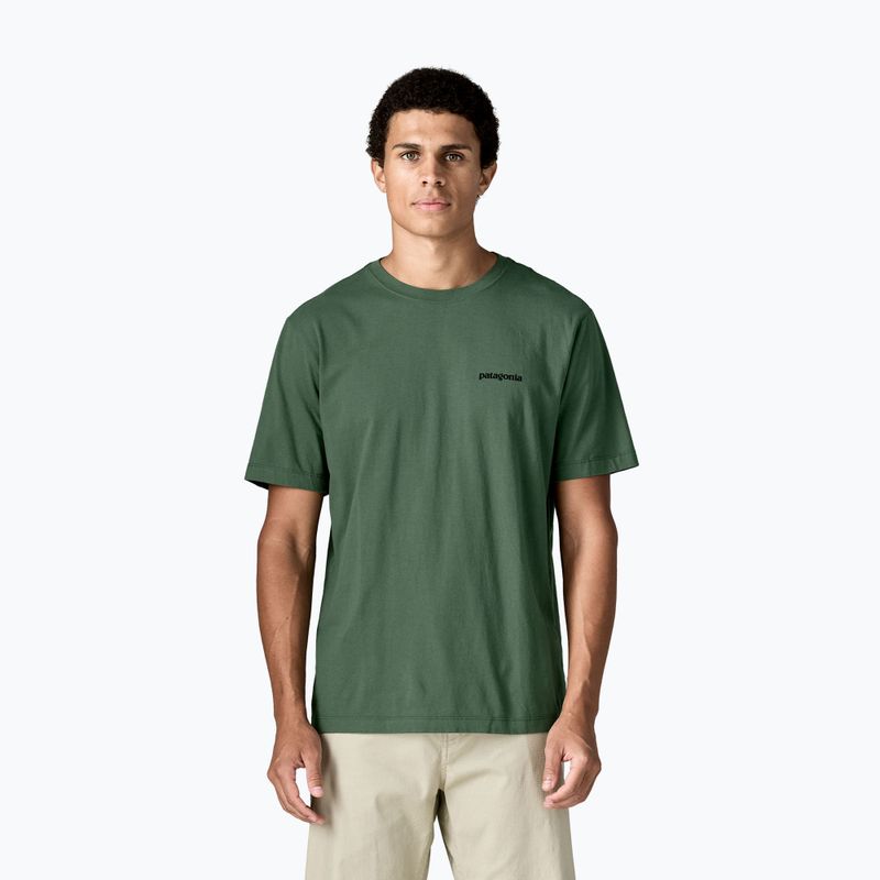 Men's T-shirt Patagonia P-6 Logo canopy green