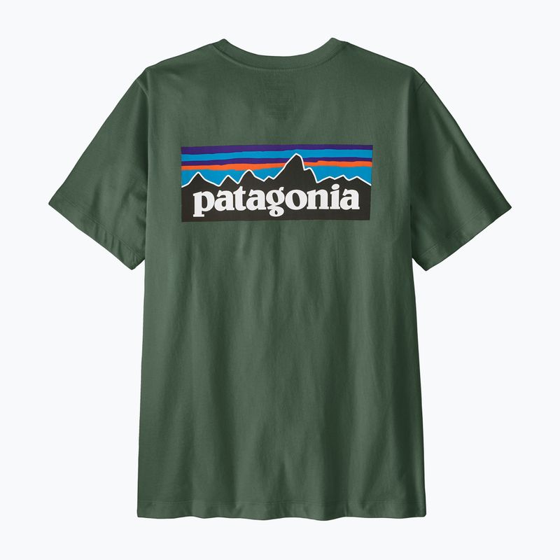 Men's T-shirt Patagonia P-6 Logo canopy green 2