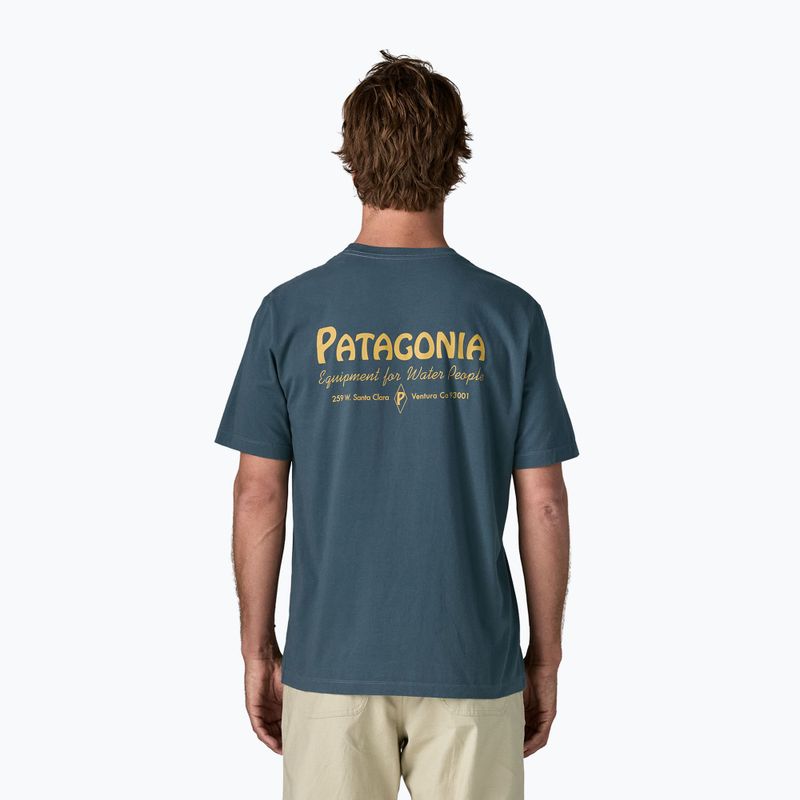 Men's T-shirt Patagonia Water People Banner summit blue 2
