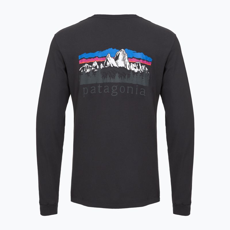 Men's longsleeve Patagonia Fitz Roy Foothills LS ink black 2