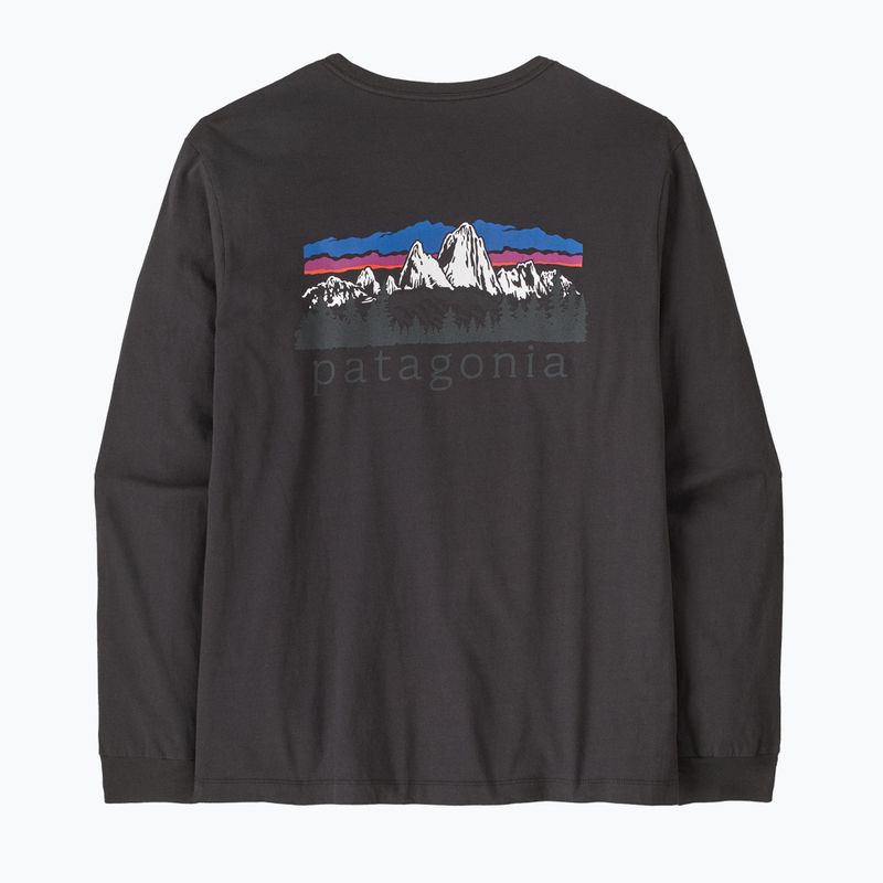 Men's longsleeve Patagonia Fitz Roy Foothills LS ink black 2