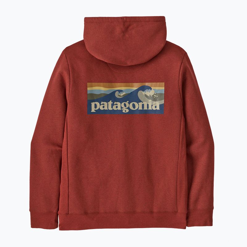 Men's sweatshirt Patagonia Boardshort Logo Uprisal Hoody Rusty Red 2