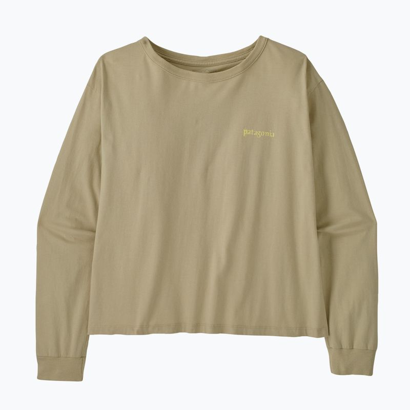 Women's longsleeve Patagonia Hut Tripper Easy Cut weathered stone 2