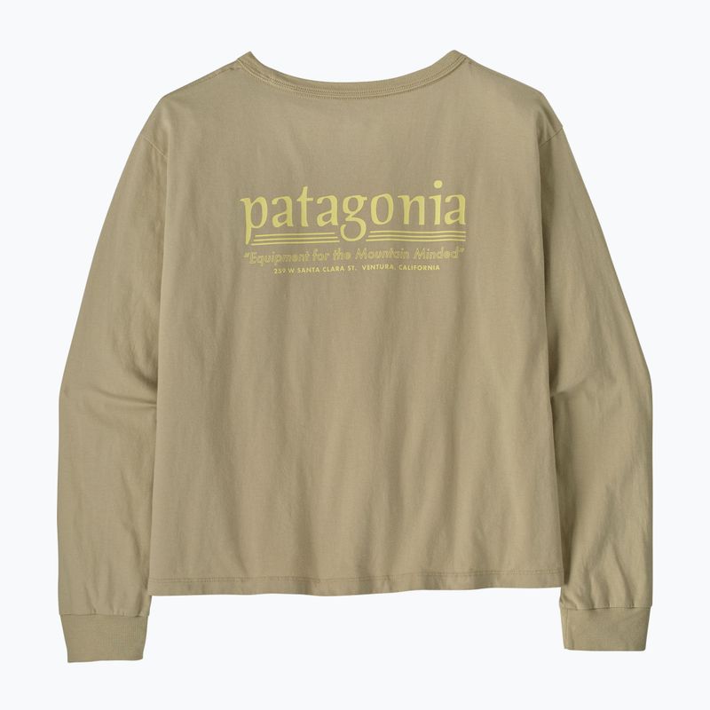 Women's longsleeve Patagonia Hut Tripper Easy Cut weathered stone 3