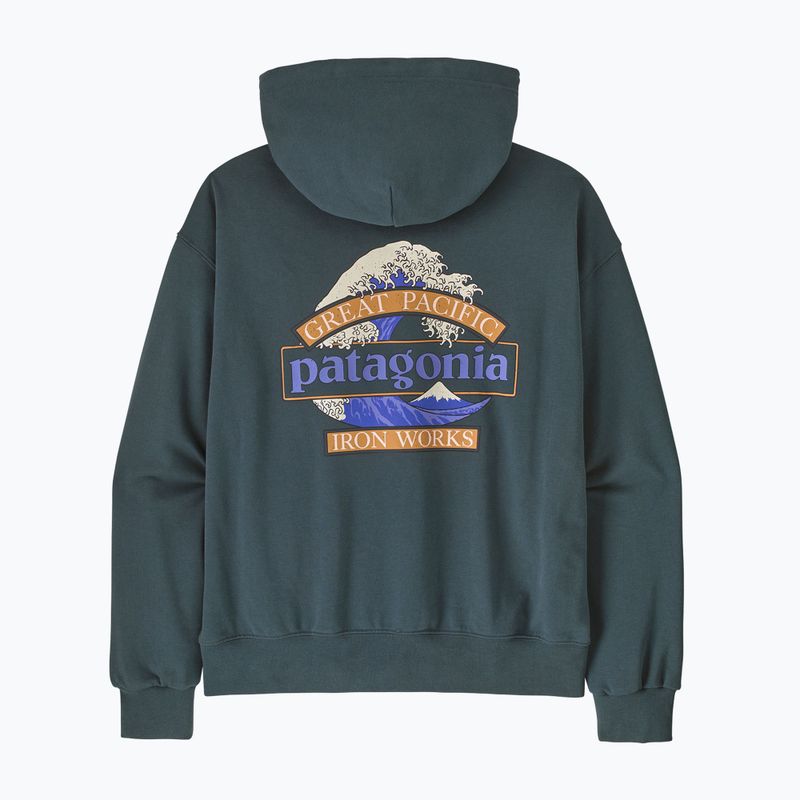 Women's trekking sweatshirt Patagonia Great Waves Daily Hoody summit blue 2