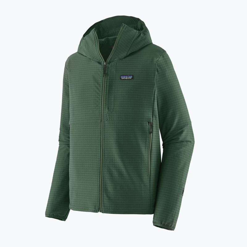 Men's softshell jacket Patagonia R1 TechFace Hoody canopy green 6