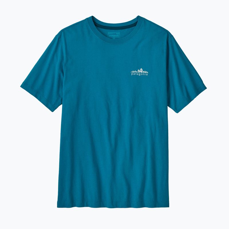 Men's T-shirt Patagonia Fitz Roy Foothills glacial blue