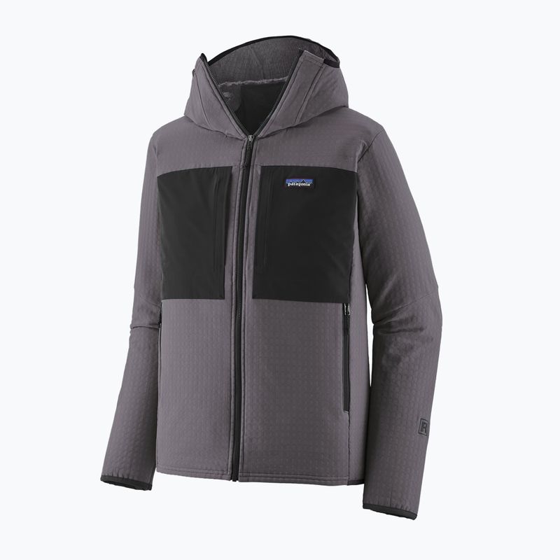 Men's trekking sweatshirt Patagonia R2 TechFace Hoody may grey 2