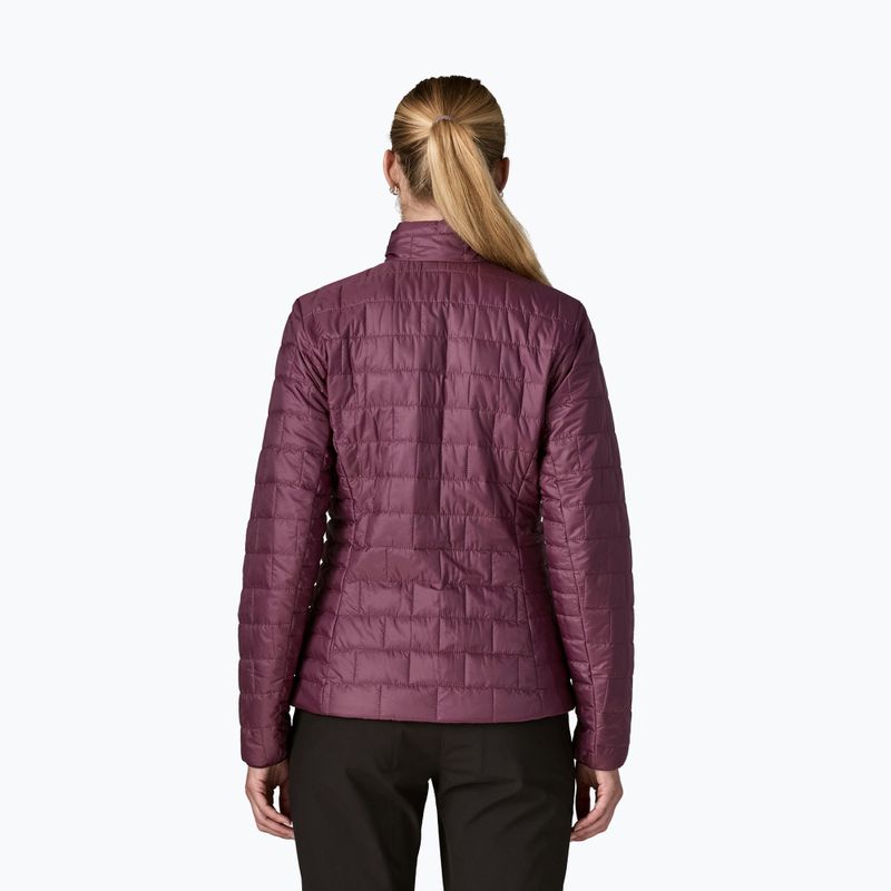 Women's insulated jacket Patagonia Nano Puff berry fig 3