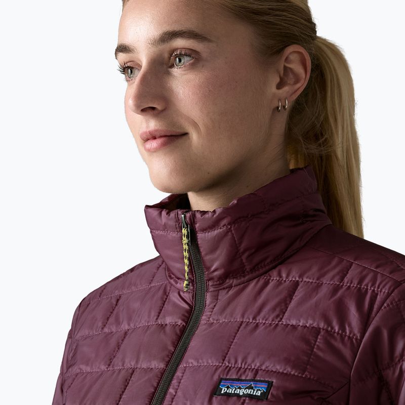 Women's insulated jacket Patagonia Nano Puff berry fig 5