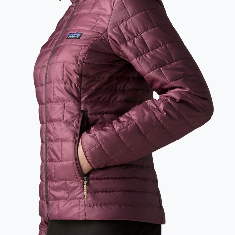 Women's insulated jacket Patagonia Nano Puff berry fig 6