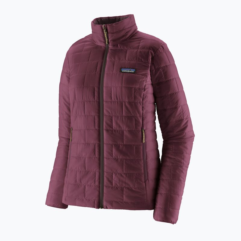 Women's insulated jacket Patagonia Nano Puff berry fig 10