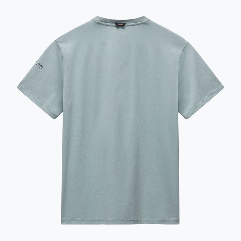 Men's Napapijri S-Badge green mil G1X t-shirt 6