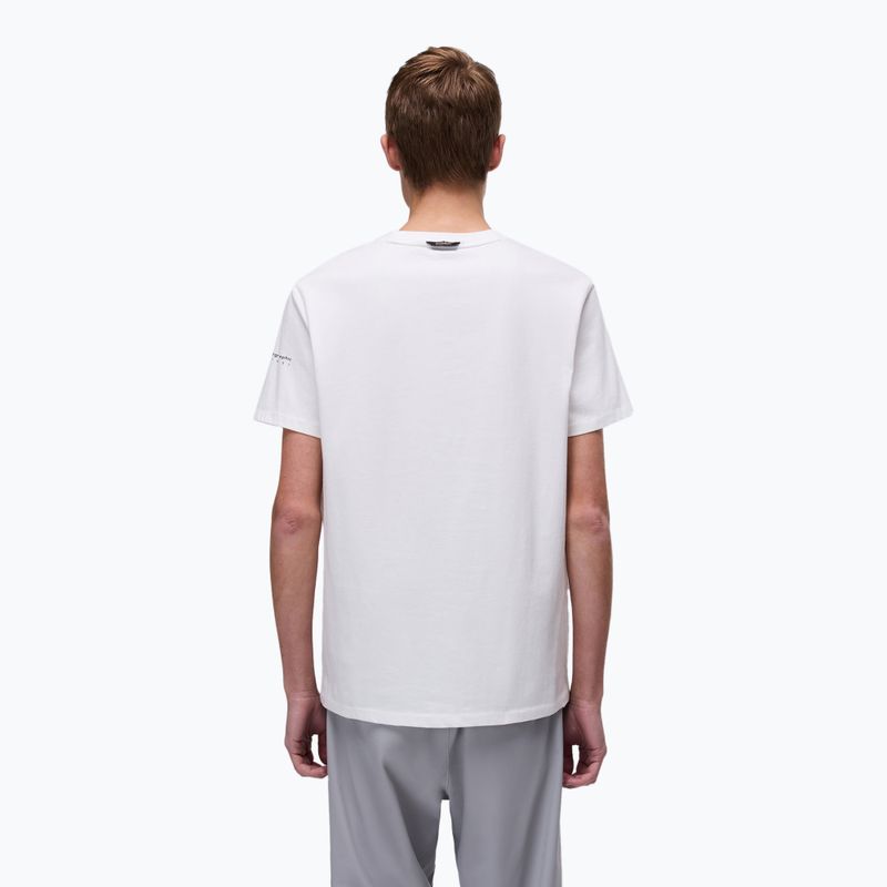 Men's Napapijri S-Badge white heron t-shirt 2