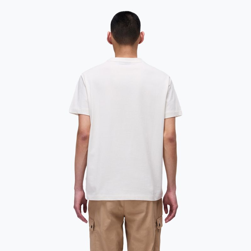 Men's Napapijri S-Box Logo white whisper T-shirt 2