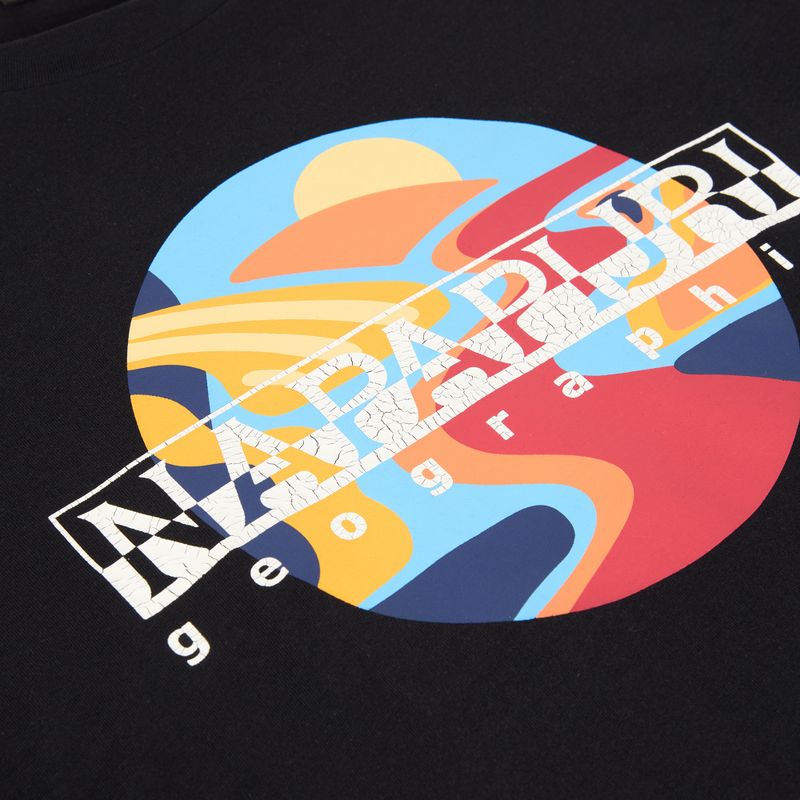 Men's Napapijri S-Valdor black beauty t-shirt 3