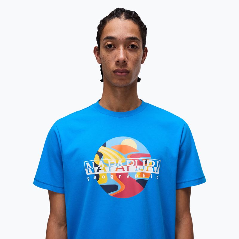 Men's Napapijri S-Valdor french blue B2W t-shirt 3