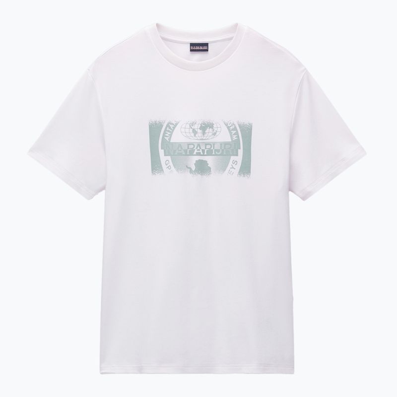 Men's Napapijri S-Vanni PRT white heron t-shirt 4