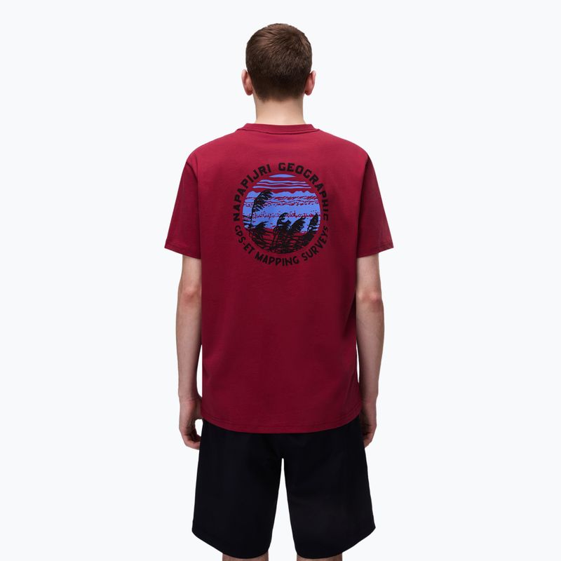 Men's T-shirt Napapijri S-Vignonil Back tibetan red R1E 2