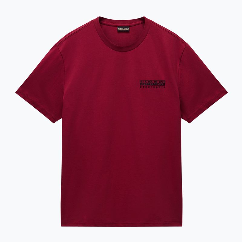 Men's T-shirt Napapijri S-Vignonil Back tibetan red R1E 5