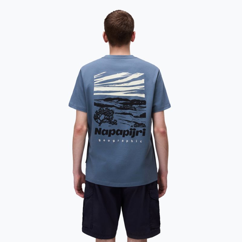 Men's T-shirt Napapijri S-Vignonil Back stormy weat G1Y 2