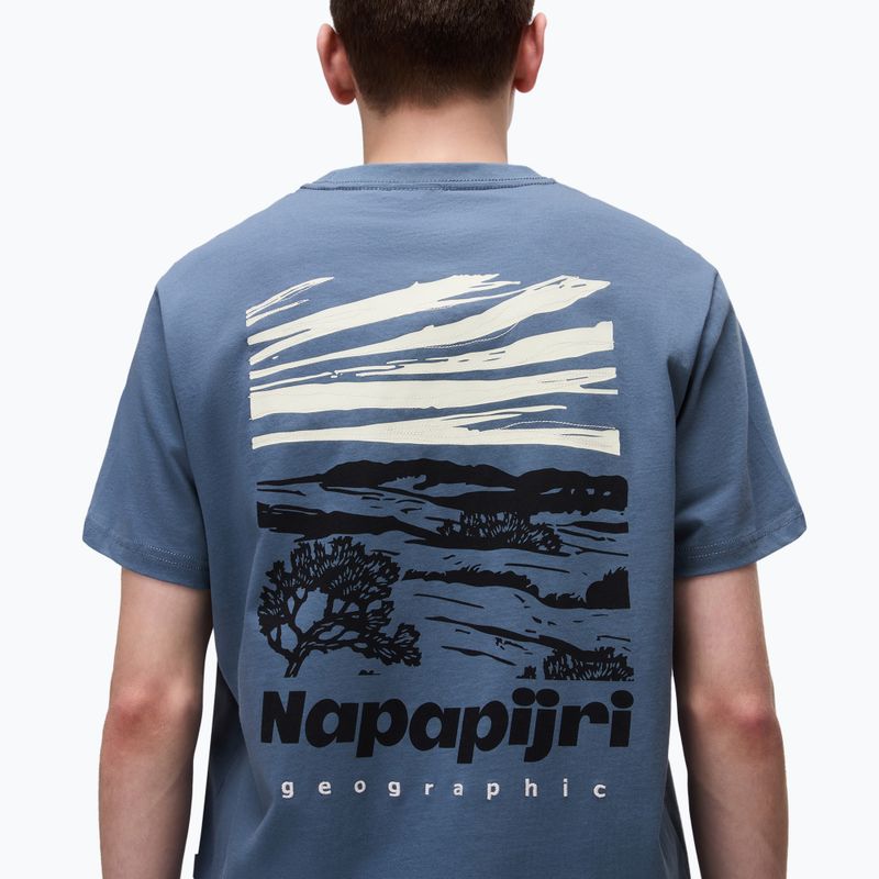 Men's T-shirt Napapijri S-Vignonil Back stormy weat G1Y 4