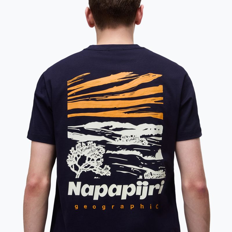 Men's T-shirt Napapijri S-Vignonil Back blu marine 4