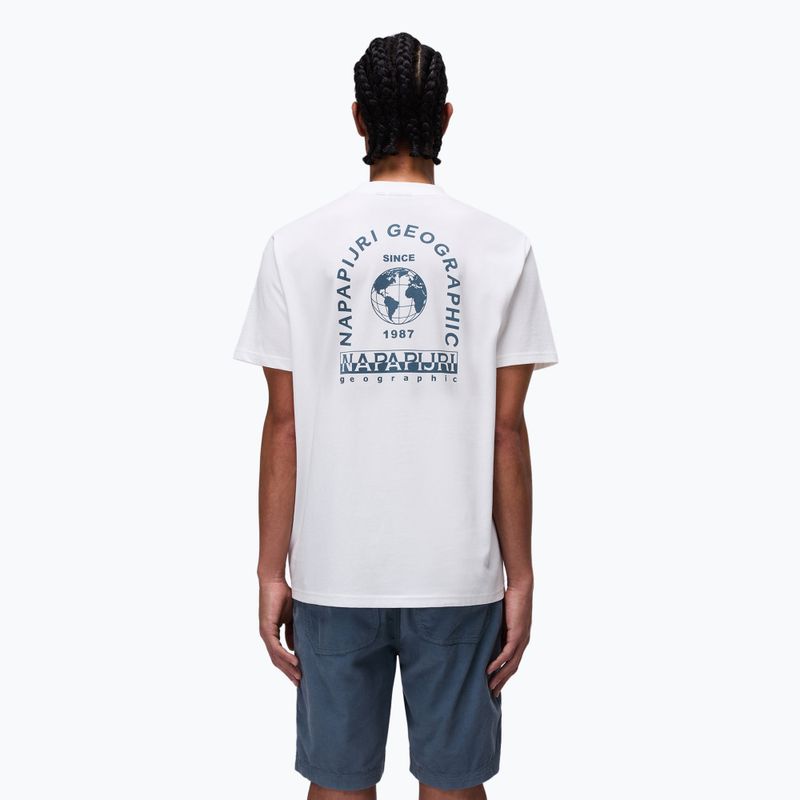 Men's Napapijri S-Dati white heron t-shirt 2