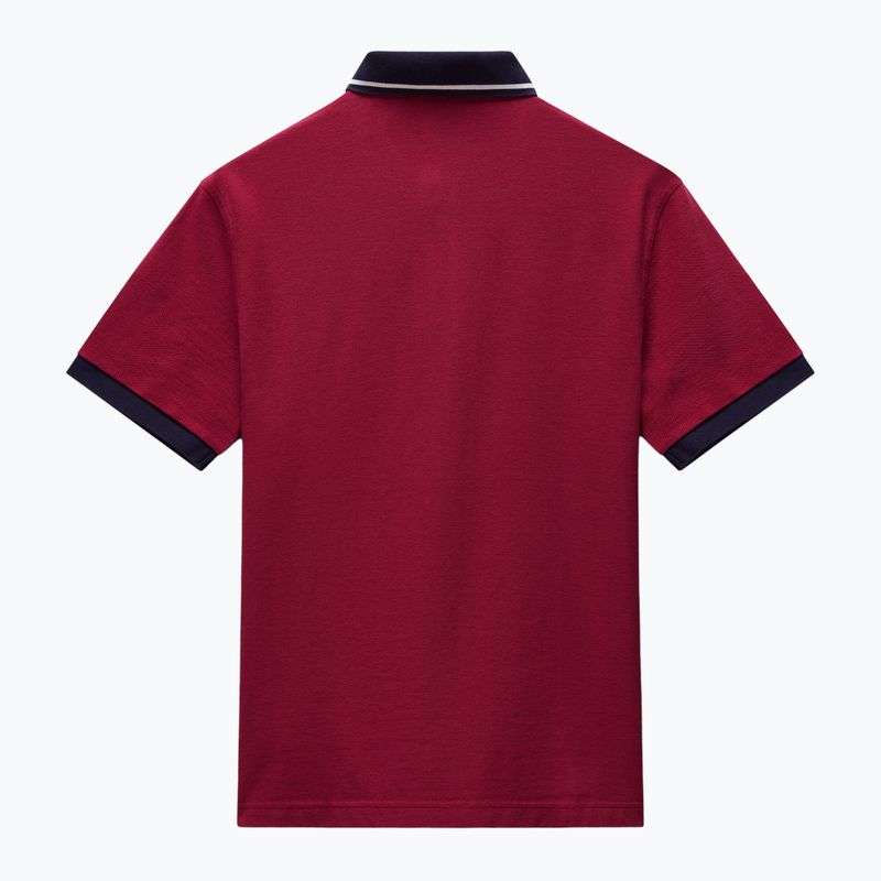 Men's polo shirt Napapijri E-Zeri tibetan red r1e 2