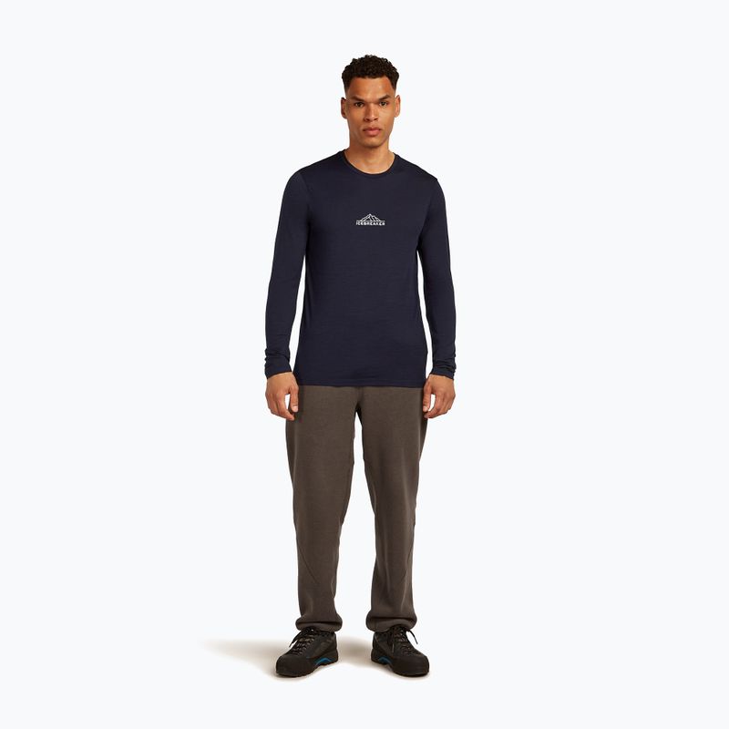 Men's longsleeve icebreaker Merino 150 Tech Lite Road To Cook midnight navy 2