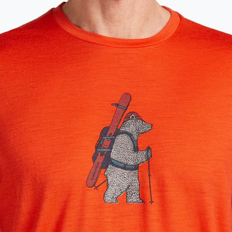 Men's T-shirt icebreaker Merino 150 Tech Lite Bear Tour fervid 5