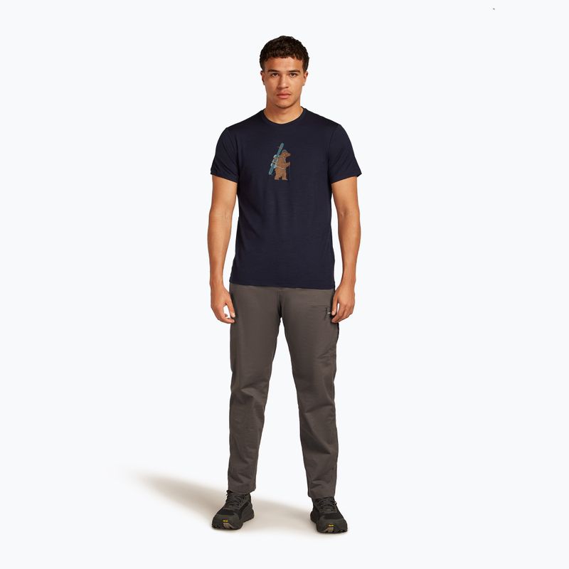 Men's T-shirt icebreaker Merino 150 Tech Lite Bear Tour midnight navy 2