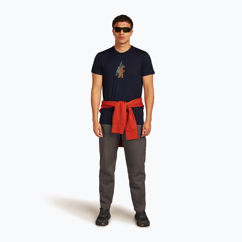 Men's T-shirt icebreaker Merino 150 Tech Lite Bear Tour midnight navy 4
