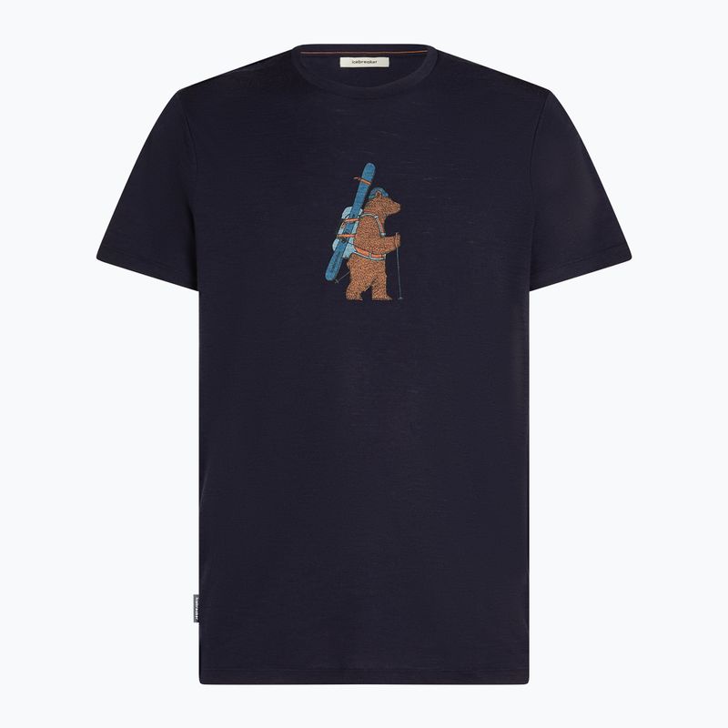 Men's T-shirt icebreaker Merino 150 Tech Lite Bear Tour midnight navy 7