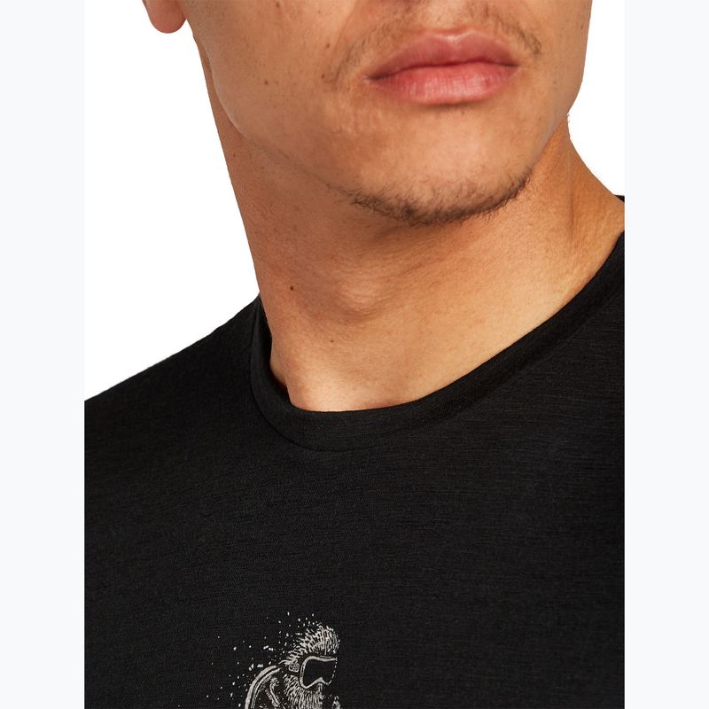 Men's T-shirt icebreaker Merino 150 Tech Lite Skiing Yeti black 6