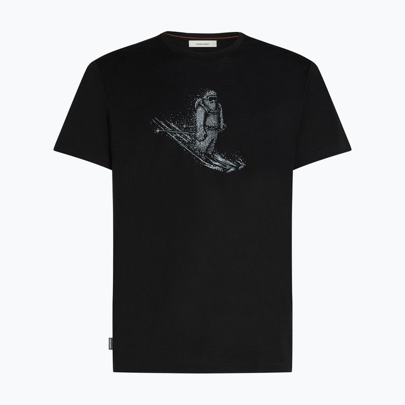 Men's T-shirt icebreaker Merino 150 Tech Lite Skiing Yeti black 7