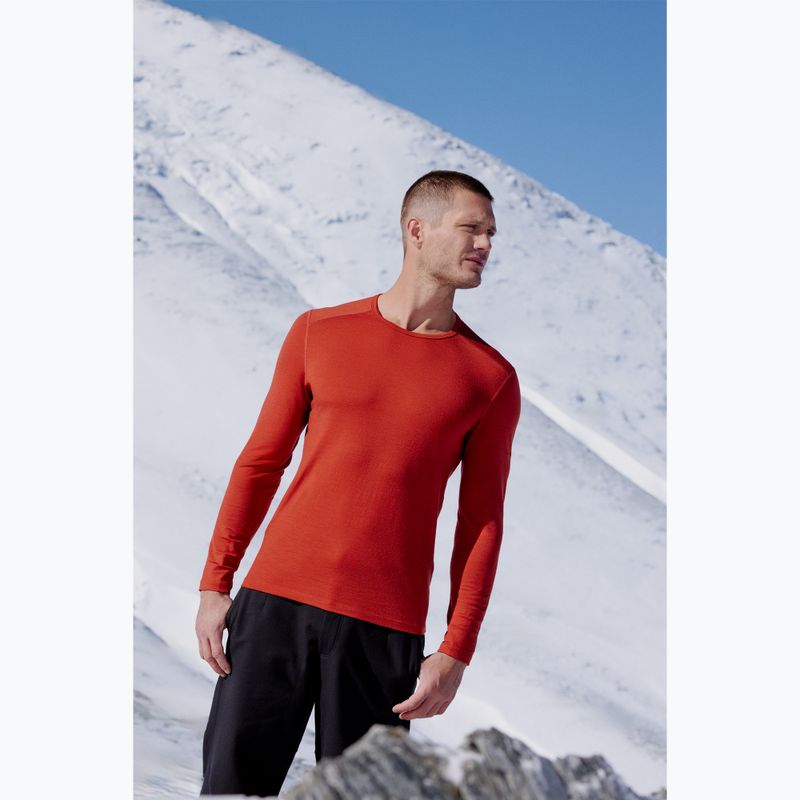 Men's thermal base layer top icebreaker 200 Oasis Crewe agate 8