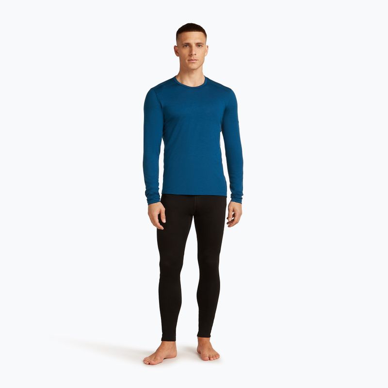 Men's thermal base layer top icebreaker 200 Oasis Crewe atlantis 2