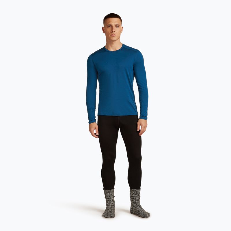 Men's thermal base layer top icebreaker 200 Oasis Crewe atlantis 4