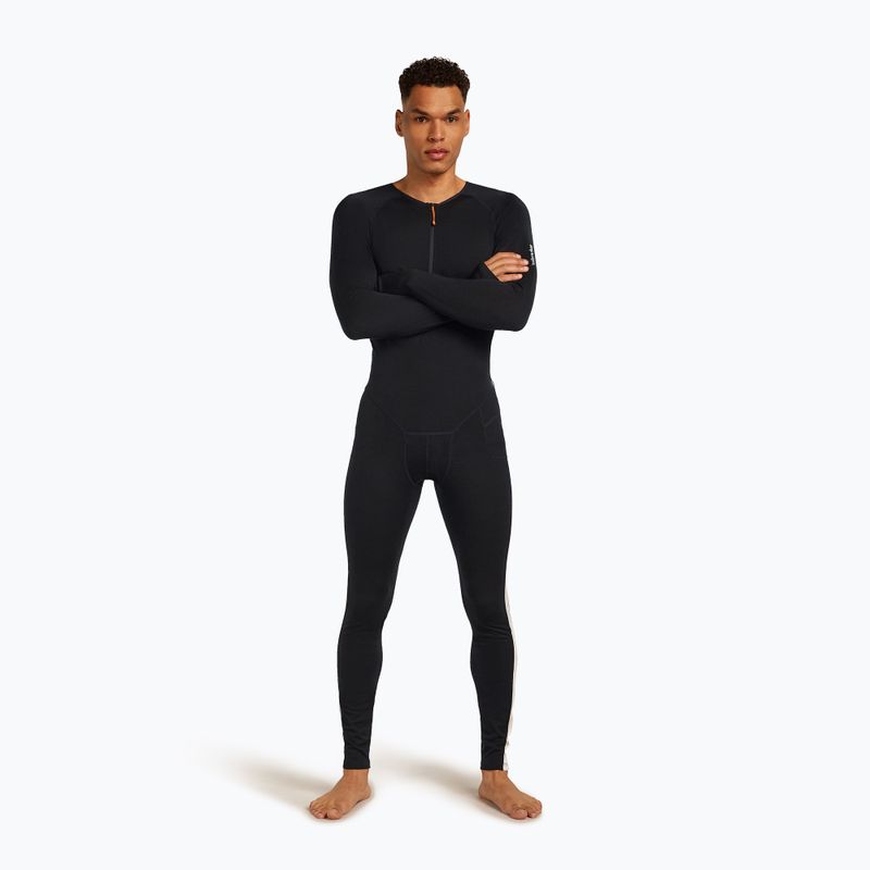 Men's thermal active jumpsuit icebreaker Merino 200 Oasis+ black/undyed/cb 5