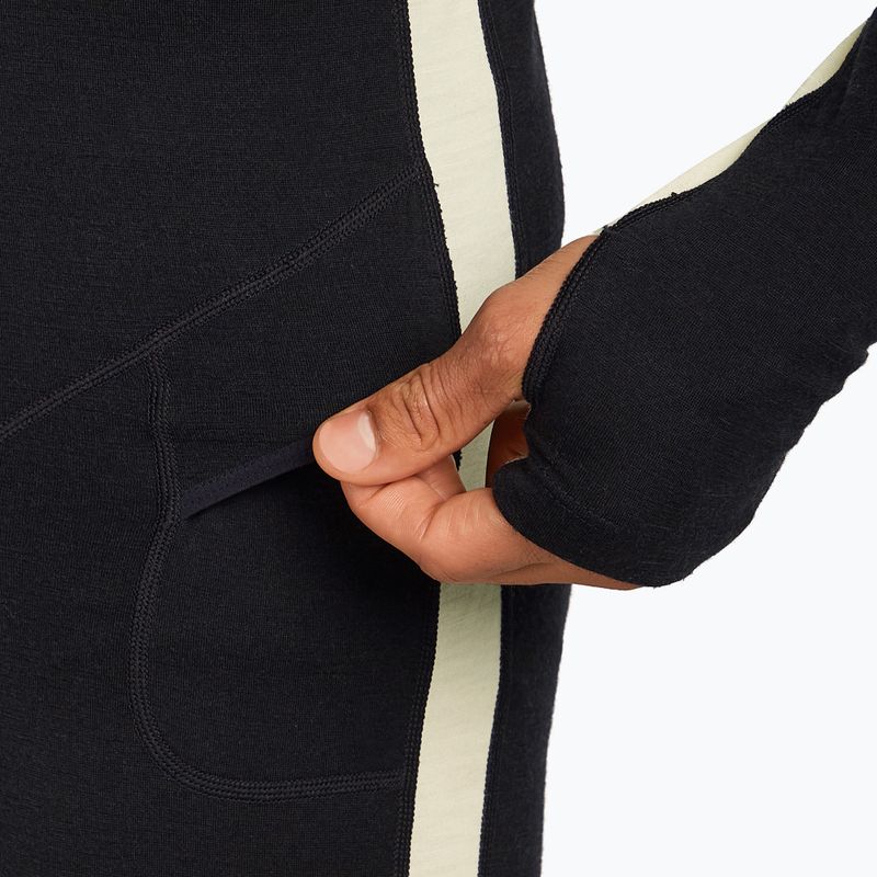 Men's thermal active jumpsuit icebreaker Merino 200 Oasis+ black/undyed/cb 9