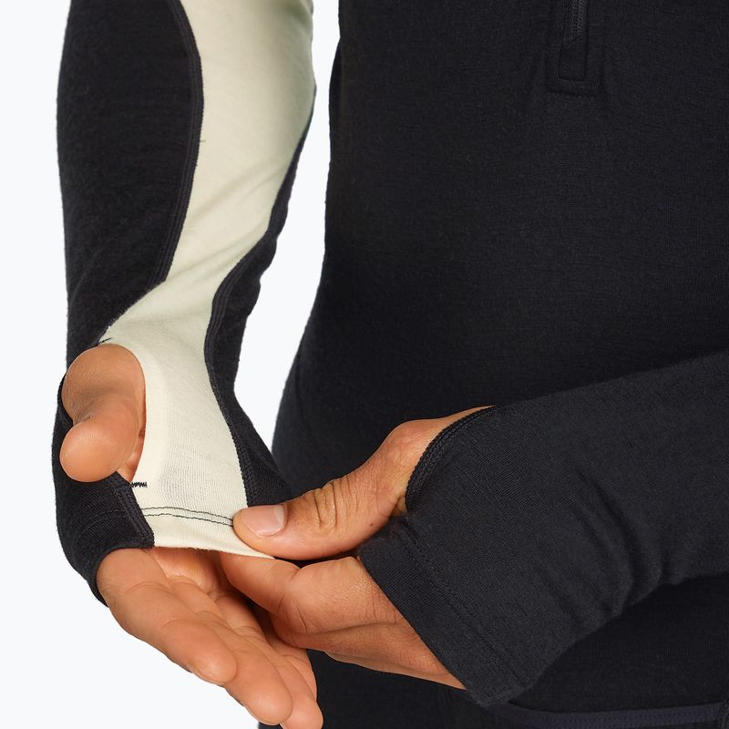 Men's thermal active jumpsuit icebreaker Merino 200 Oasis+ black/undyed/cb 10