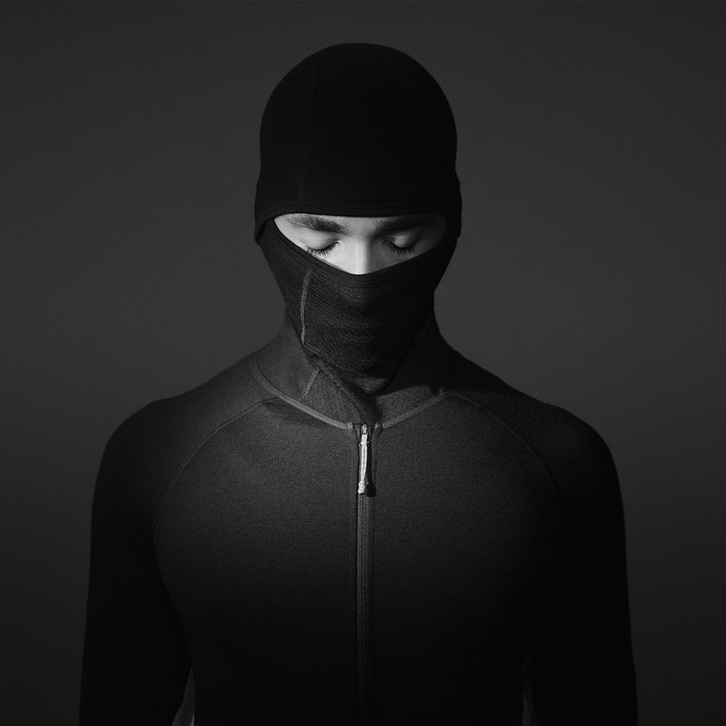Men's thermal active jumpsuit icebreaker Merino 200 Oasis+ black/undyed/cb 12