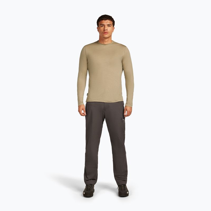 Men's trekking longsleeve icebreaker Merino 125 Cool-Lite Sphere III Tee flagstone 2