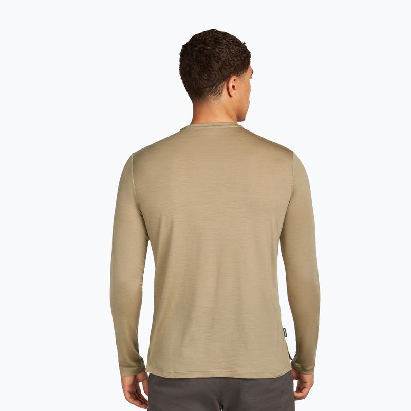 Men's trekking longsleeve icebreaker Merino 125 Cool-Lite Sphere III Tee flagstone 3