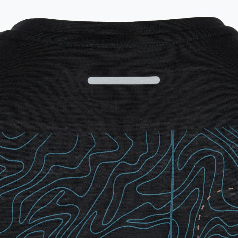 Men's T-shirt icebreaker Merino Blend 125 Cool-Lite Sphere Trail black 5