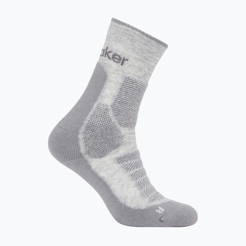 Men's socks icebreaker Merino Hike+ Heavy Crew blizzard heather/alloy