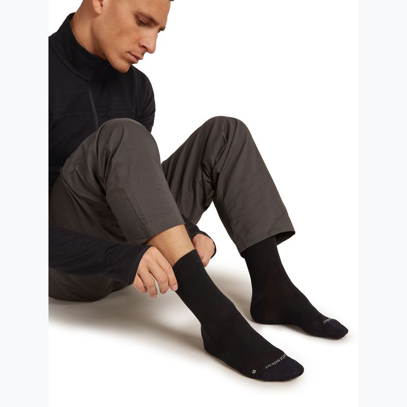 Men's socks icebreaker Merino Hike+ Liner Crew black 4