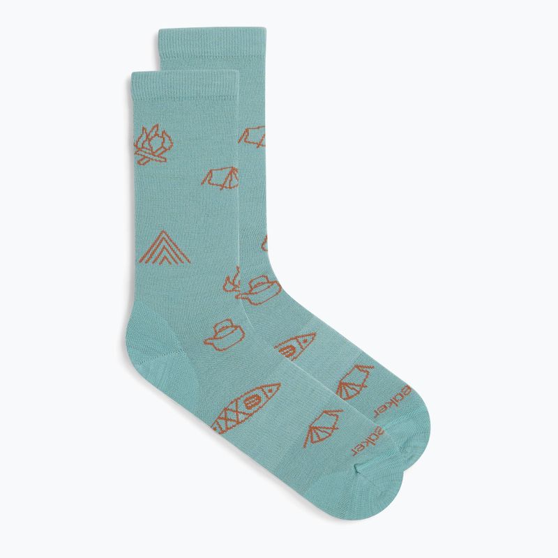 Icebreaker Merino Ultralight Crew Camp Ess hydro/trail men's socks 2